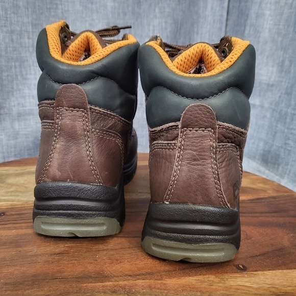 Timberland PRO Titan 6" Alloy Toe Waterproof Work Boot Brown Women's 8.0/8.5 - Picture 4 of 16